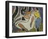 Russian Couple Dancing; Russisches Tanzerpaar, 1909-Ernst Ludwig Kirchner-Framed Giclee Print