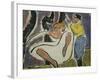 Russian Couple Dancing; Russisches Tanzerpaar, 1909-Ernst Ludwig Kirchner-Framed Giclee Print