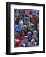 Russian Craft Dolls for Sale, Moscow, Russia, Europe-Gavin Hellier-Framed Photographic Print