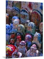 Russian Craft Dolls for Sale, Moscow, Russia, Europe-Gavin Hellier-Mounted Photographic Print