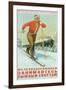 Russian Cross Country Skier-null-Framed Art Print