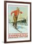 Russian Cross Country Skier-null-Framed Art Print