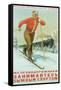 Russian Cross Country Skier-null-Framed Stretched Canvas
