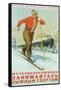 Russian Cross Country Skier-null-Framed Stretched Canvas