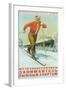 Russian Cross Country Skier-null-Framed Art Print