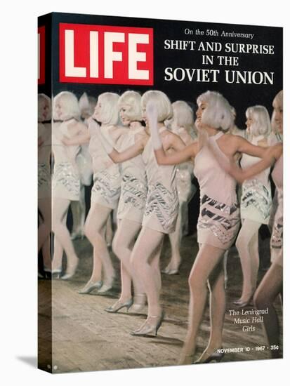 Russian Dance Hall Girls, Special Report on Life in the Soviet Union, November 10, 1967-Bill Eppridge-Stretched Canvas