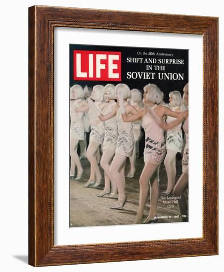 Russian Dance Hall Girls, Special Report on Life in the Soviet Union, November 10, 1967-Bill Eppridge-Framed Photographic Print