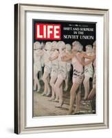 Russian Dance Hall Girls, Special Report on Life in the Soviet Union, November 10, 1967-Bill Eppridge-Framed Photographic Print