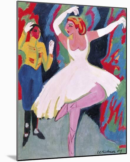 Russian Dancer-Ernst Ludwig Kirchner-Mounted Giclee Print