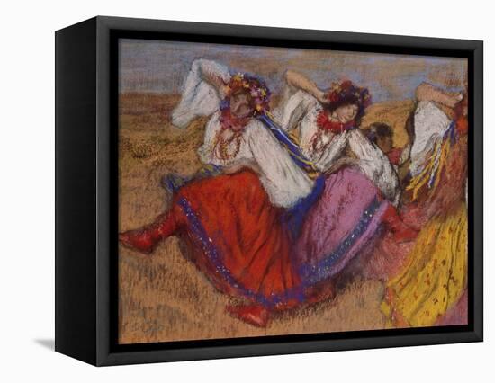 Russian Dancers, about 1895-Edgar Degas-Framed Stretched Canvas