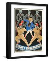 Russian Dancers Film Poster-null-Framed Art Print