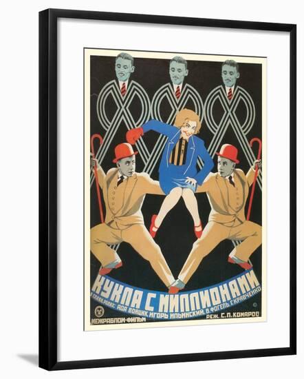 Russian Dancers Film Poster-null-Framed Art Print