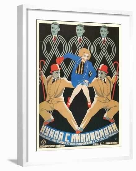 Russian Dancers Film Poster-null-Framed Art Print