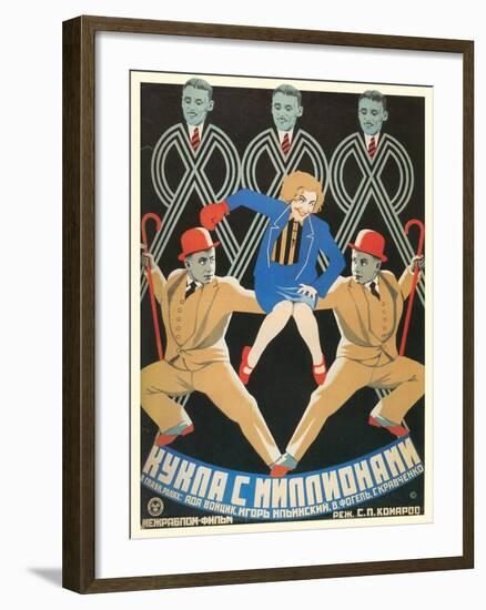 Russian Dancers Film Poster-null-Framed Art Print