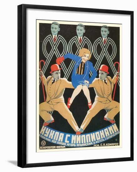 Russian Dancers Film Poster-null-Framed Art Print