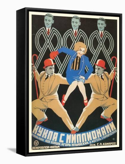 Russian Dancers Film Poster-null-Framed Stretched Canvas