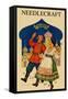 Russian Dancers In a Folk Costume-null-Framed Stretched Canvas