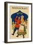 Russian Dancers In a Folk Costume-null-Framed Art Print