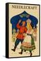 Russian Dancers In a Folk Costume-null-Framed Stretched Canvas
