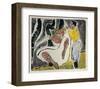 Russian Dancers-Ernst Ludwig Kirchner-Framed Art Print