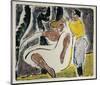 Russian Dancers-Ernst Ludwig Kirchner-Mounted Art Print