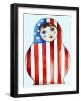 Russian Doll-Oxana Zaika-Framed Giclee Print