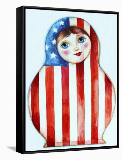 Russian Doll-Oxana Zaika-Framed Stretched Canvas