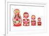 Russian dolls, 2014-Isobel Barber-Framed Giclee Print