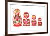 Russian dolls, 2014-Isobel Barber-Framed Giclee Print