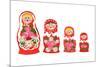 Russian dolls, 2014-Isobel Barber-Mounted Giclee Print