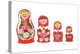 Russian dolls, 2014-Isobel Barber-Stretched Canvas