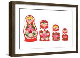 Russian dolls, 2014-Isobel Barber-Framed Giclee Print