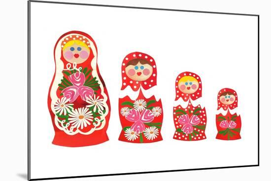 Russian dolls, 2014-Isobel Barber-Mounted Giclee Print