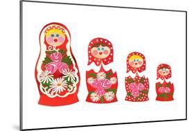 Russian dolls, 2014-Isobel Barber-Mounted Giclee Print