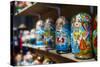 Russian Dolls for Sale as Souvenirs in Kiev (Kyiv), Ukraine, Europe-Michael Runkel-Stretched Canvas