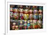 Russian Dolls for Sale as Souvenirs in Kiev (Kyiv), Ukraine, Europe-Michael Runkel-Framed Photographic Print