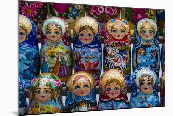 Russian Dolls for Sale as Souvenirs in Kiev (Kyiv), Ukraine, Europe-Michael-Mounted Photographic Print