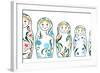 Russian Dolls-lenta-Framed Art Print