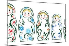 Russian Dolls-lenta-Mounted Art Print