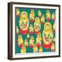 Russian Dolls-Anna Platts-Framed Giclee Print