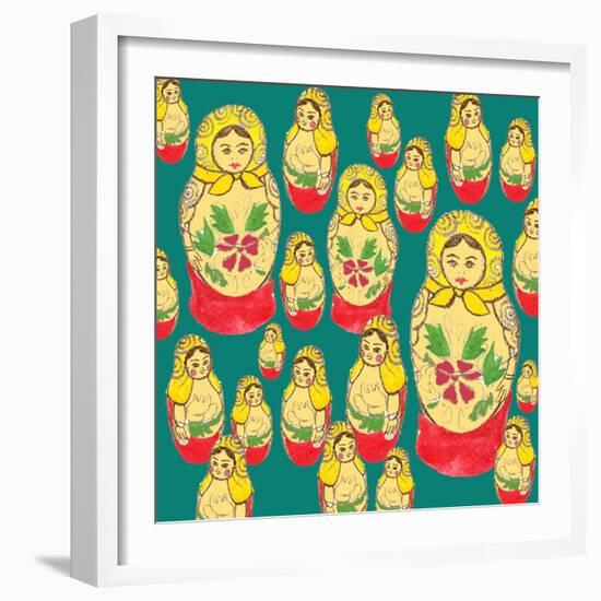 Russian Dolls-Anna Platts-Framed Giclee Print