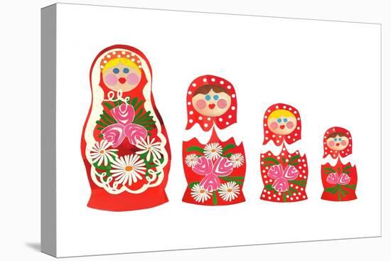 Russian dolls-Isobel Barber-Stretched Canvas