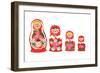 Russian dolls-Isobel Barber-Framed Giclee Print