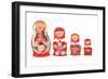 Russian dolls-Isobel Barber-Framed Giclee Print