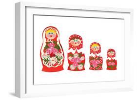 Russian dolls-Isobel Barber-Framed Giclee Print