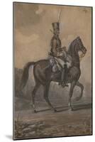 Russian Dragoon, 1820-Alexander Ivanovich Sauerweid-Mounted Giclee Print