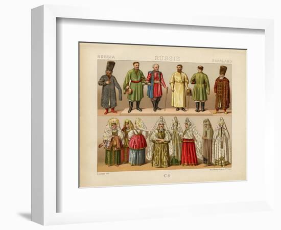 Russian Dress, 1880-Daniel Urrabieta Vierge-Framed Giclee Print