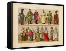 Russian Dress, 1880-Daniel Urrabieta Vierge-Framed Stretched Canvas