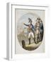 Russian Field Marshal Alexander Suvorov Inspecting Troops, C1794-null-Framed Giclee Print