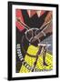 Russian Film Poster with Limbs-null-Framed Art Print